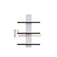 Modern Minimalist Wall Shelf (White & Black)