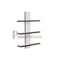 Modern Minimalist Wall Shelf (White & Black)